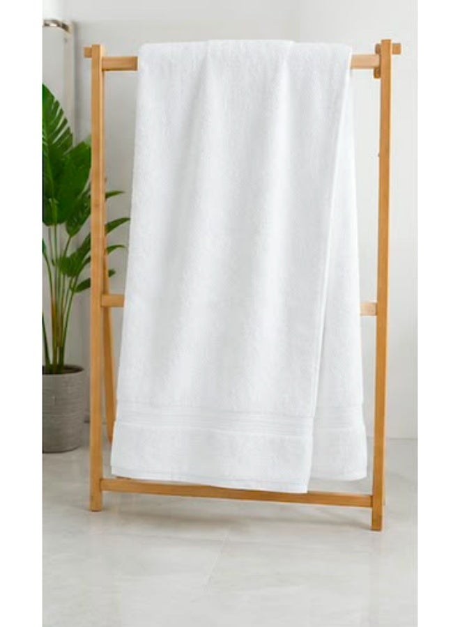 Extra Large Bath Towels Set _100% Cotton Towels For Hotel and SPA, Maximum softness and Absorbency (4 pack, White) Bath sheet, ( Oversized largs 90 by 180 cm) ( 4 Pcs ) - Image 5