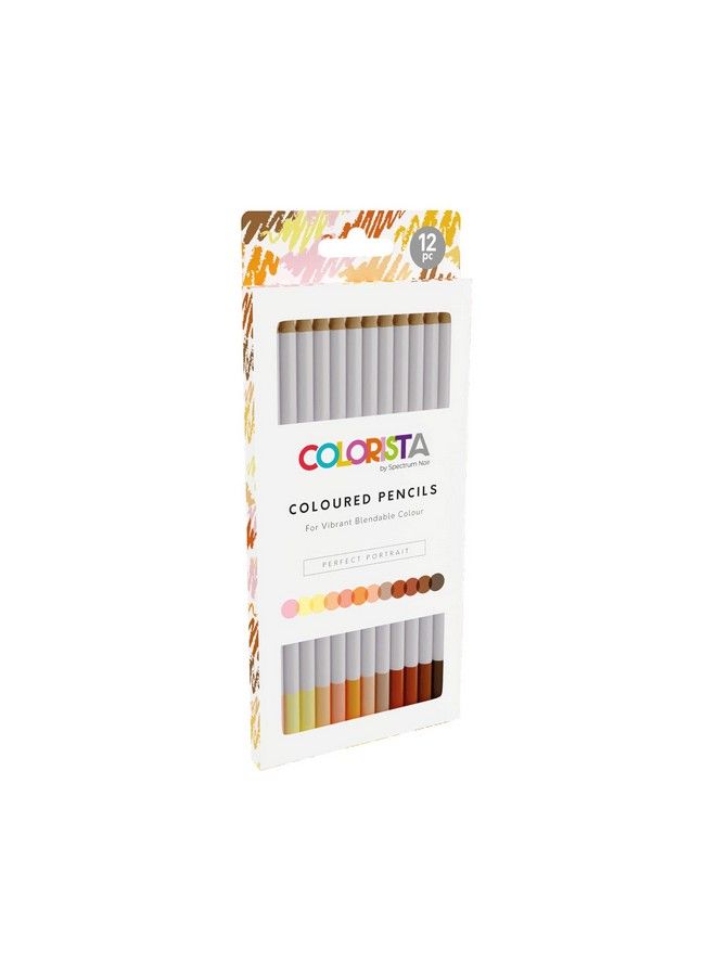 Spectrum Noir Colorista Coloured Pencils Pack Of 12 Perfect Portrait - Image 1