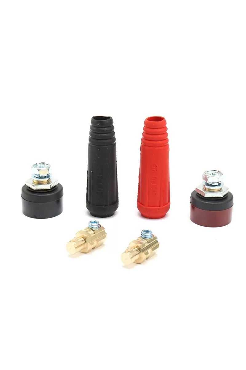 erorex 4pcs/set TIG Welding Machine Quick Fitting Female Male Cable Connector Clamp Socket Plug Adaptor ... - Image 1
