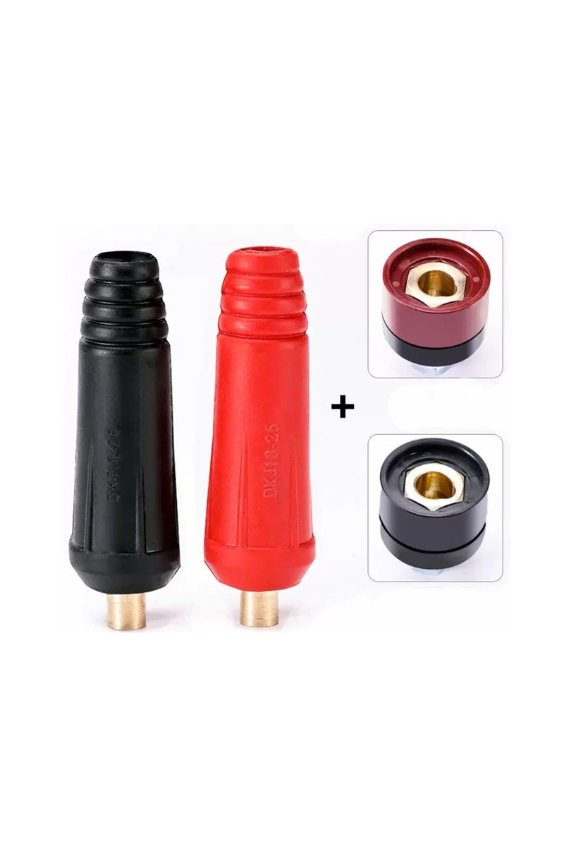 erorex 4pcs/set TIG Welding Machine Quick Fitting Female Male Cable Connector Clamp Socket Plug Adaptor ... - Image 4