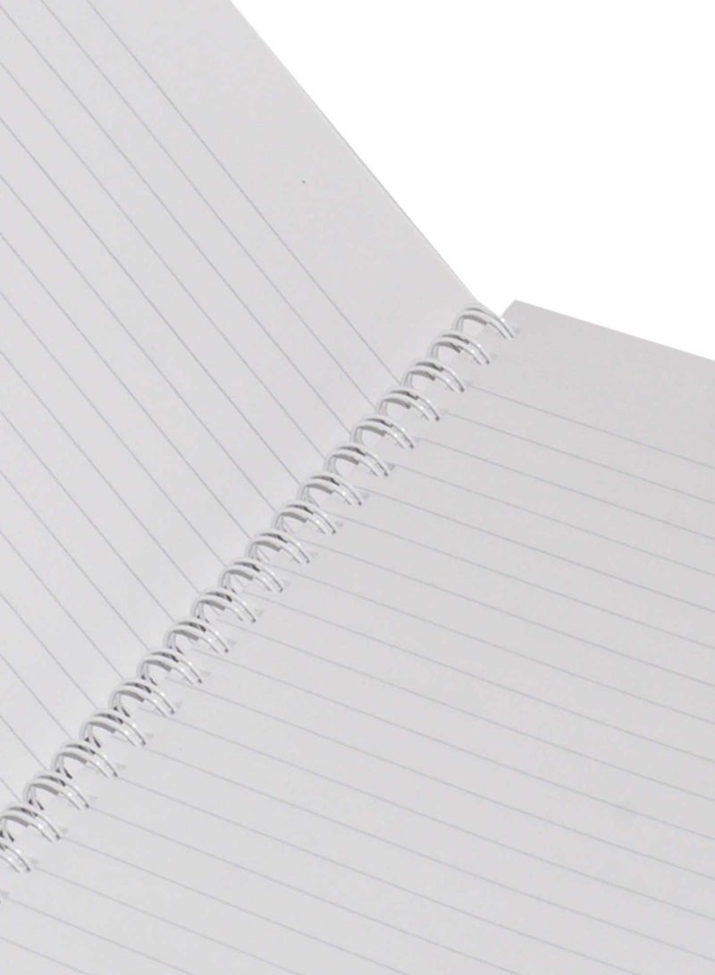 FIS LIGHT Pack of 10  Spiral Soft Cover Notebook, Single Line, 9X7 Inches (22.86 X 20.32 CM) 100 Sheets -LINB971707S - Image 3