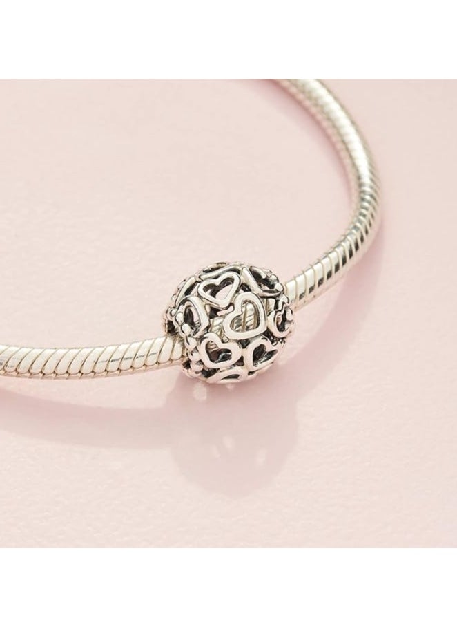 PANDORA Hearts All Over Charm  - Image 4