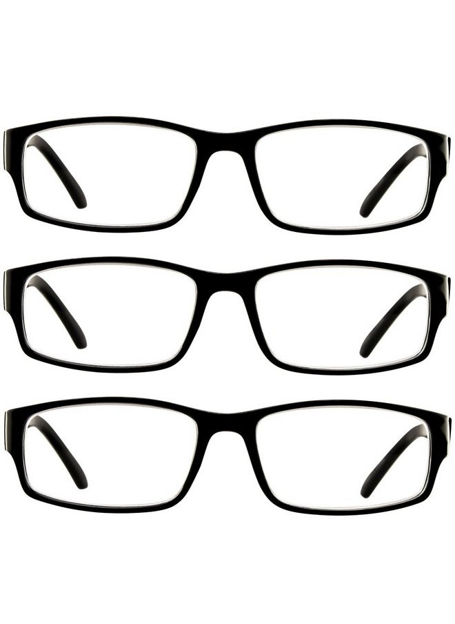 TruVision Readers Reading Glasses 9504Hp 3 Pack Black 2.50  - Image 2