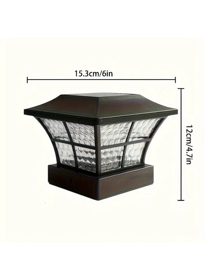 2 Pcs Black Solar Powered Outdoor LED Floodlight Rechargeable For Patio Pathway - Image 4