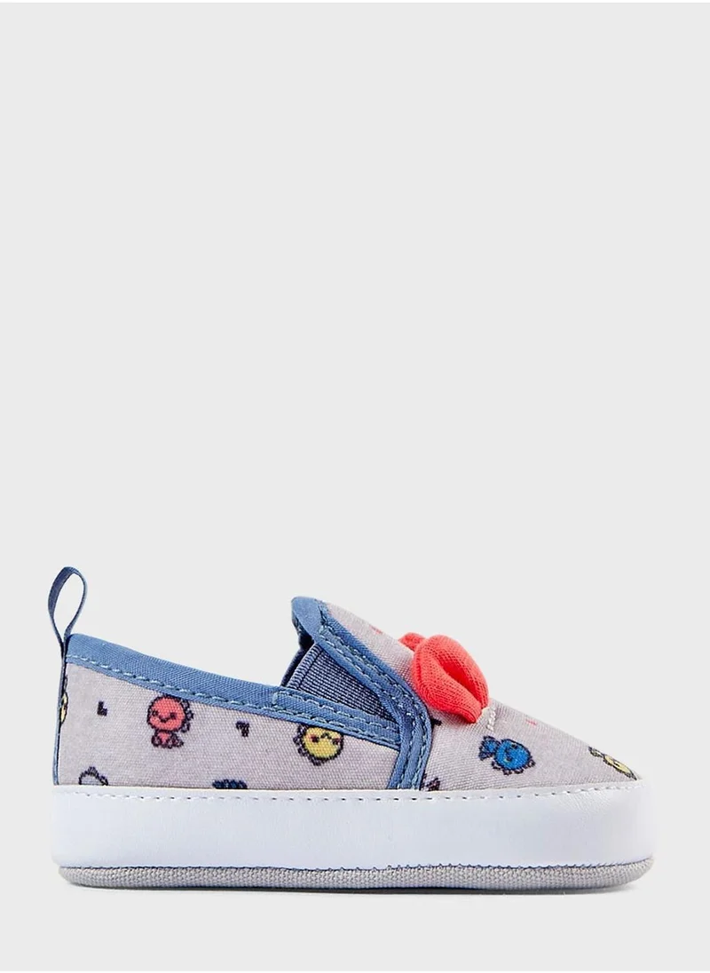 Zippy Infant Printed Slip Ons