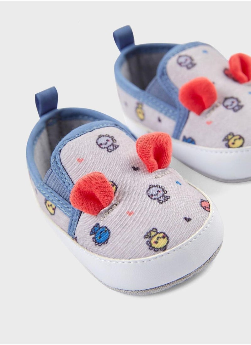 Zippy Infant Printed Slip Ons  - Image 4