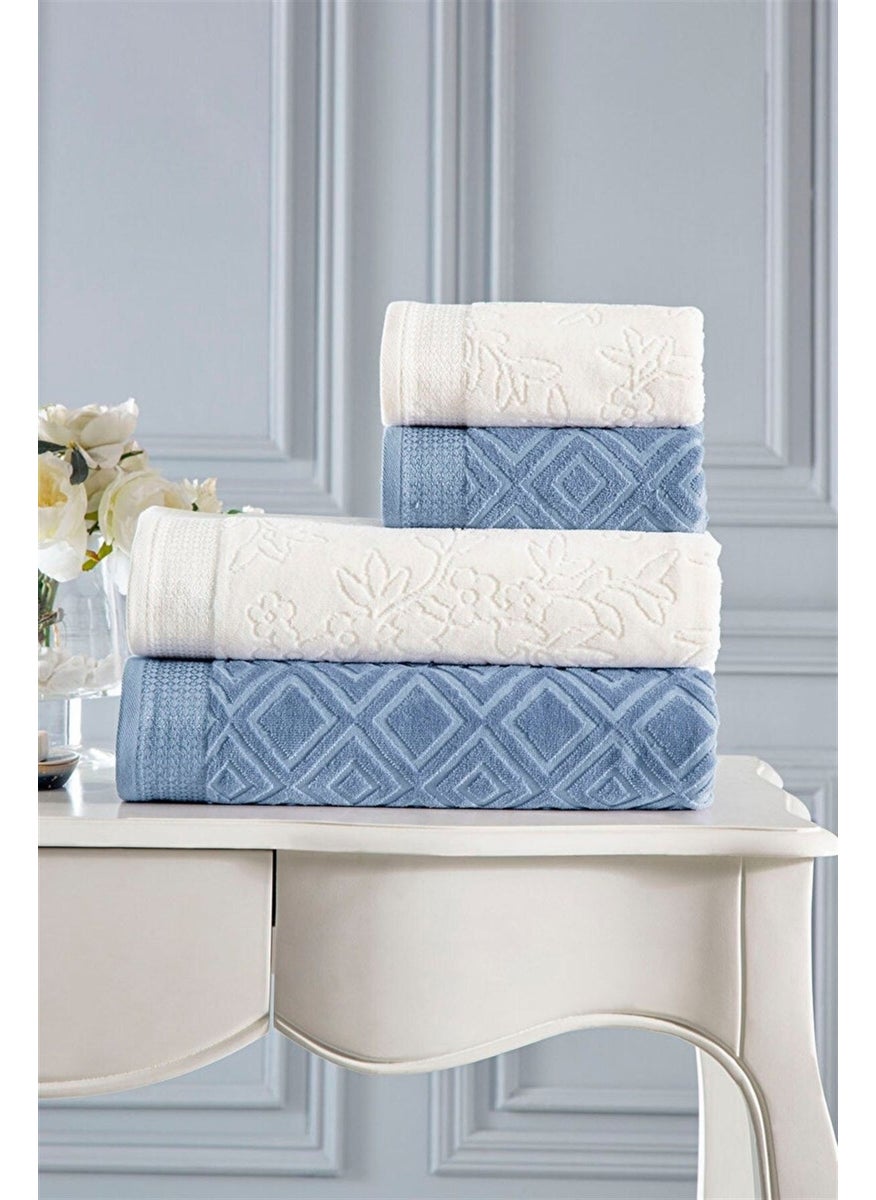 Pastoral Best Set (Hammam Set) Cream-Navy Blue - pzsku/Z8A5538DC6273217EE916Z/45/_/1741309743/12ba517b-91b3-4aa9-8de3-77e31872dcbe