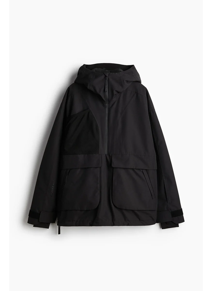 اتش اند ام Padded Ski Popover Jacket In Stormmove