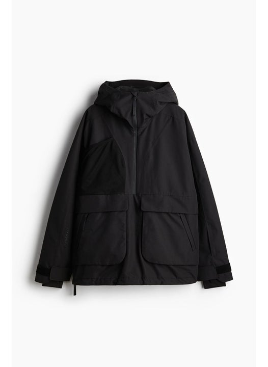 Padded Ski Popover Jacket In Stormmove