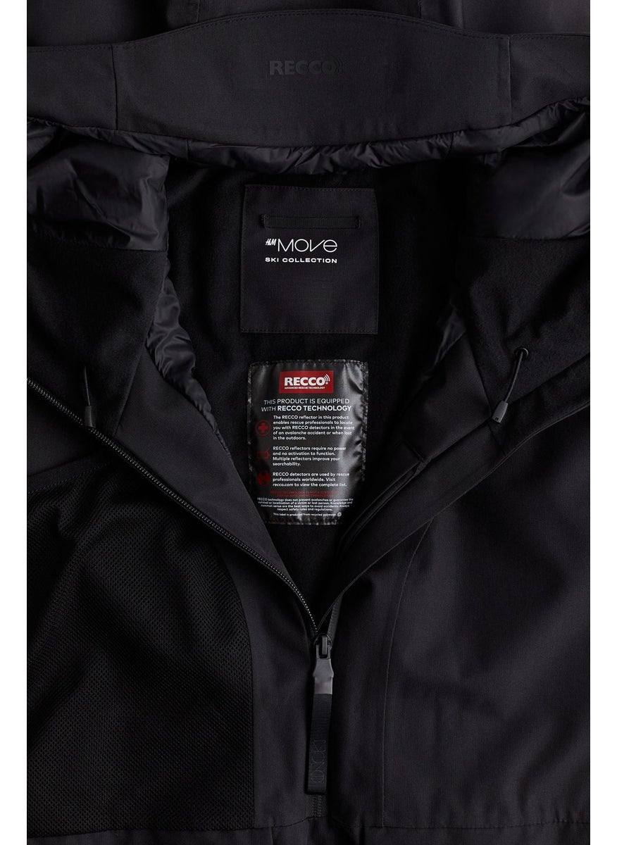 H&M - Padded Ski Popover Jacket In Stormmove - Image 1