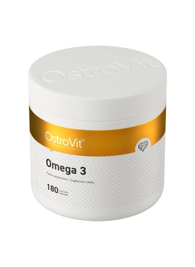 أوستروفيت OstroVit Omega 3 – 180 كبسولة - Image 3