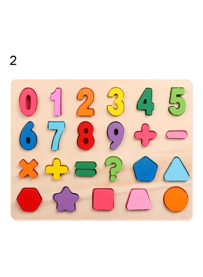 NIBEMINENT Number Wooden Puzzles Board Kit