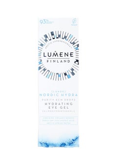 Lumene Lumene Purity Dew Drops Hydrating Eye Gel - Dark Circle Eye Cream with Hyaluronic Acid & Under Eye Serum + Puffy Eyes Treatment, 15ml  - Image 2