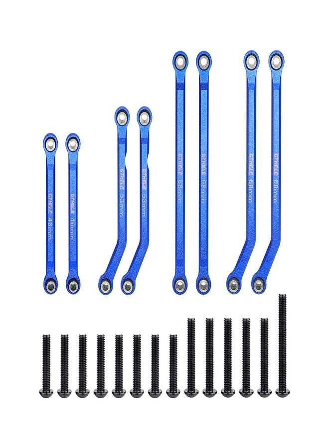 GTHELE High Clearance 4 Links Set Aluminum Linkage for Traxxas 1/18 TRX4M Upgrade Parts RC Crawler Car (Dark Blue) - Image 3