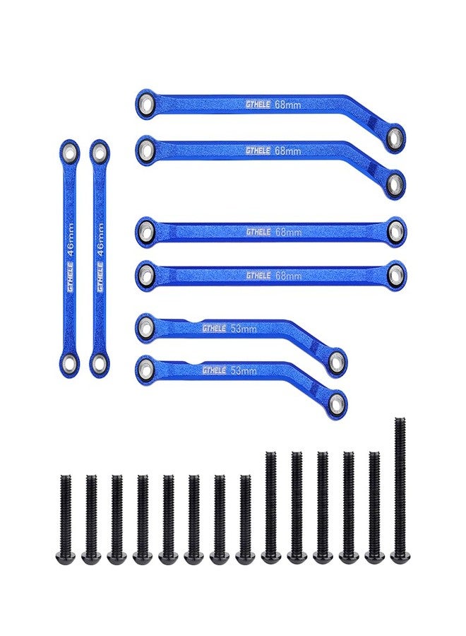GTHELE High Clearance 4 Links Set Aluminum Linkage for Traxxas 1/18 TRX4M Upgrade Parts RC Crawler Car (Dark Blue) - Image 4