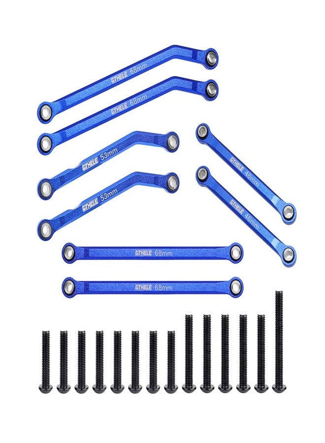 GTHELE High Clearance 4 Links Set Aluminum Linkage for Traxxas 1/18 TRX4M Upgrade Parts RC Crawler Car (Dark Blue) - Image 5