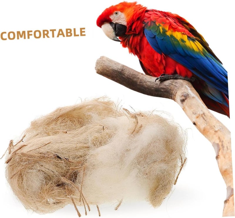 Global easy assemble picks Kisangel 3 Bags Bird Nesting Materials Soft Natural Jute for Canary and Finch Birdcages Outdoor Birdhouses and Seasonal Nesting Needs (40g/Bag) Narrow & wide space compatible - Image 3