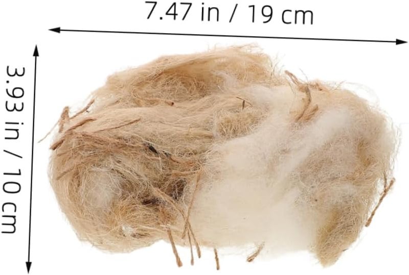 Global easy assemble picks Kisangel 3 Bags Bird Nesting Materials Soft Natural Jute for Canary and Finch Birdcages Outdoor Birdhouses and Seasonal Nesting Needs (40g/Bag) Narrow & wide space compatible - Image 2