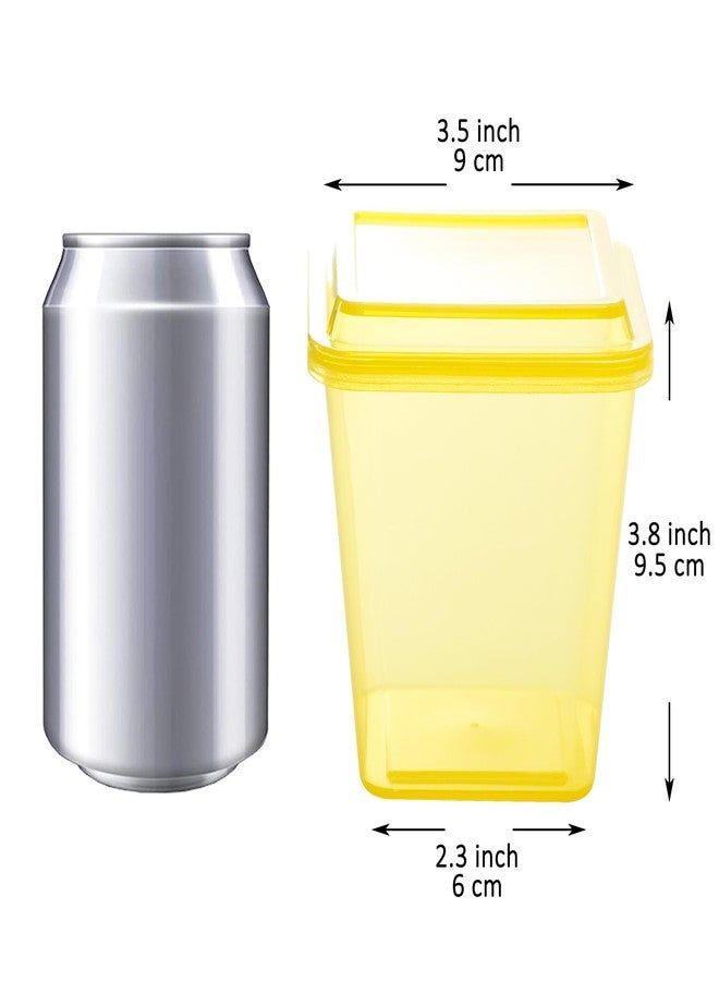 Youngever 7 Sets Plastic Parfait Cups with Lids and Inserts, Reusable Medium 8 Ounce Dessert Cups - Image 2