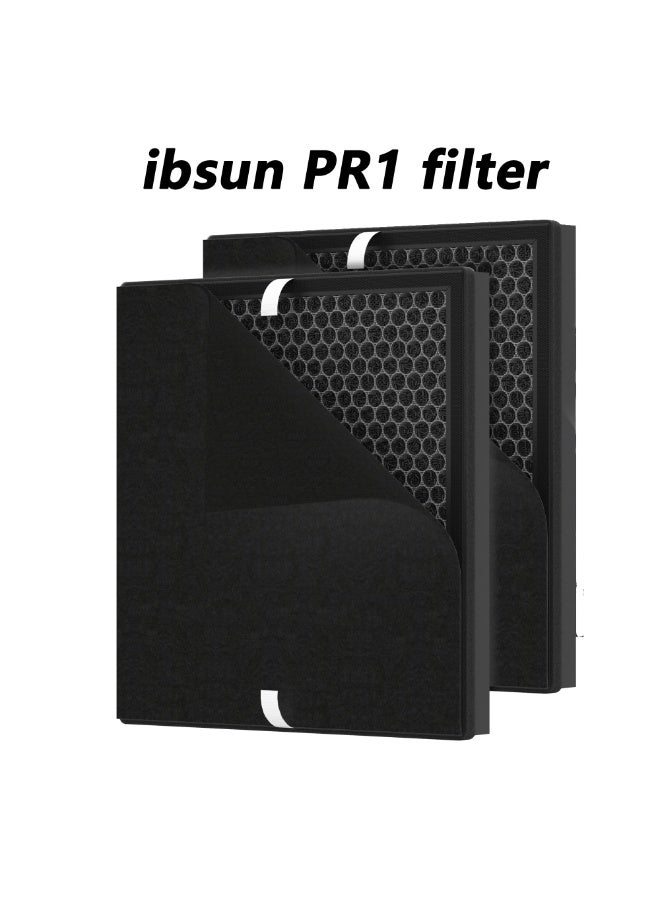 ibsun PR1 Air Purifier H13 True HEPA Replacement Filter,2 pack - Image 1