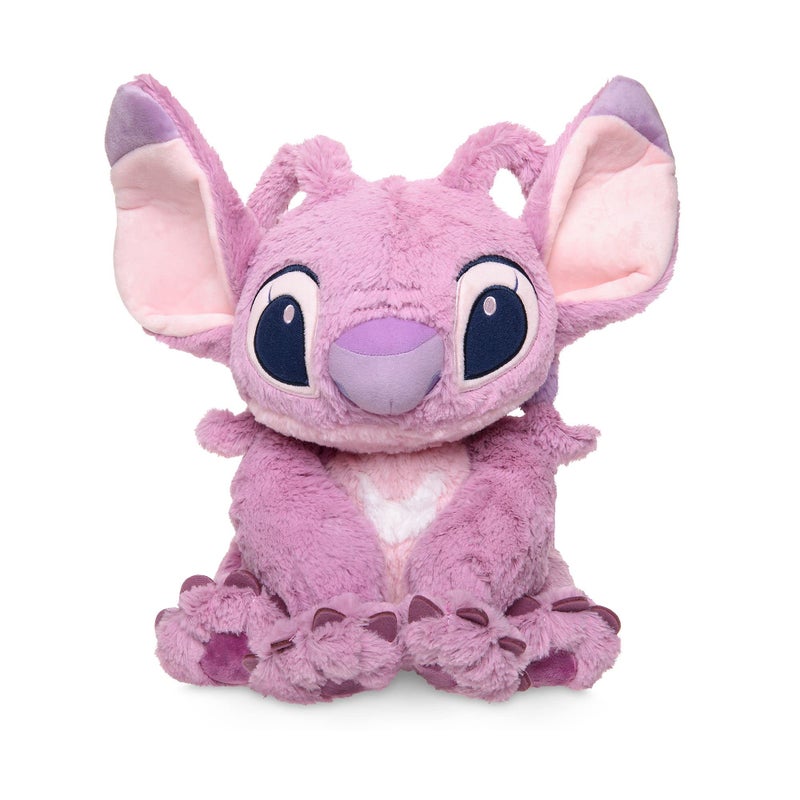 Disney Store Official Angel Medium Soft Plush Toy, Lilo and Stitch, 38cm/14”, Cuddly Character Made with Soft-Feel Fabric and Embroidered Features, Suitable for All Ages - Image 1
