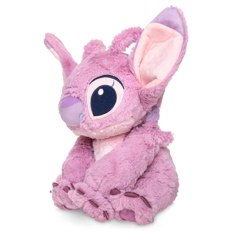 Disney Store Official Angel Medium Soft Plush Toy, Lilo and Stitch, 38cm/14”, Cuddly Character Made with Soft-Feel Fabric and Embroidered Features, Suitable for All Ages - Image 2