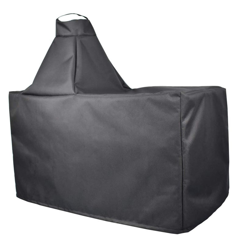 Mini LustrousGrill Cover Compatible with Large Big Green Egg Large Ceramic Egg Type Kamado Table Cover Waterproof Weather Resistant Cover 60 L27 W31 H LargeBlack