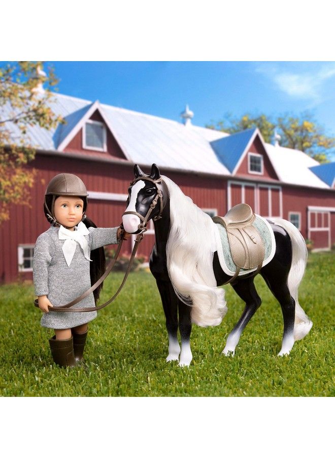 LORI Dolls Mini Doll & Toy Horse Small 6Inch Doll & Gypsy Vanner Horse Set With Clothes Animal & Accessories Playset For Kids Ansley & Arabel 3 Years + - Image 3
