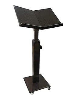 DARUSSALAM Quran and Book Holder from Oak wood BLACK | Elegant Oak Wood Quran & Book Holder Black Finish | Premium Black Oak Quran Stand & Book Holder | Elegant Black Oak Quran & Book Display Stand 