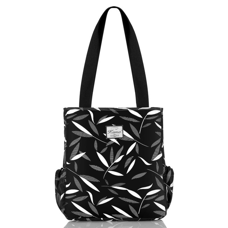 KAMO Floral Tote Bag - Waterproof Lightweight Handbags Travel Shoulder Bag for Hiking Yoga Gym Swimming Travel Beach - Image 1
