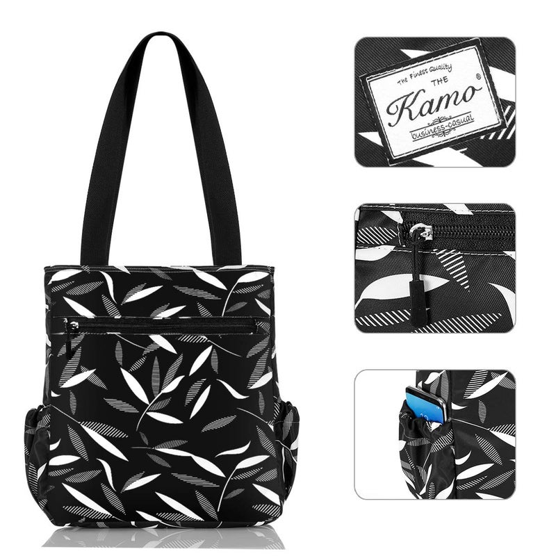 KAMO Floral Tote Bag - Waterproof Lightweight Handbags Travel Shoulder Bag for Hiking Yoga Gym Swimming Travel Beach - Image 4