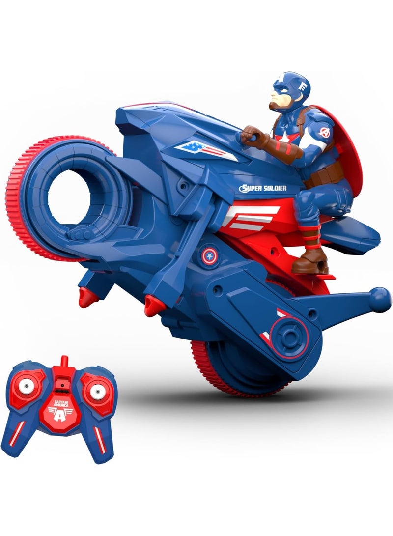 Captain America Marvel Captain America Blaze & Race Bike R/C Car (104142) - Image 2