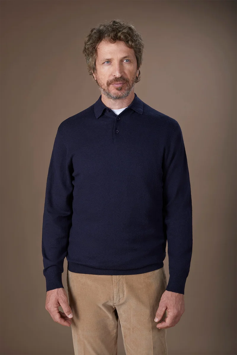 Men's polo shirt - DK Blue