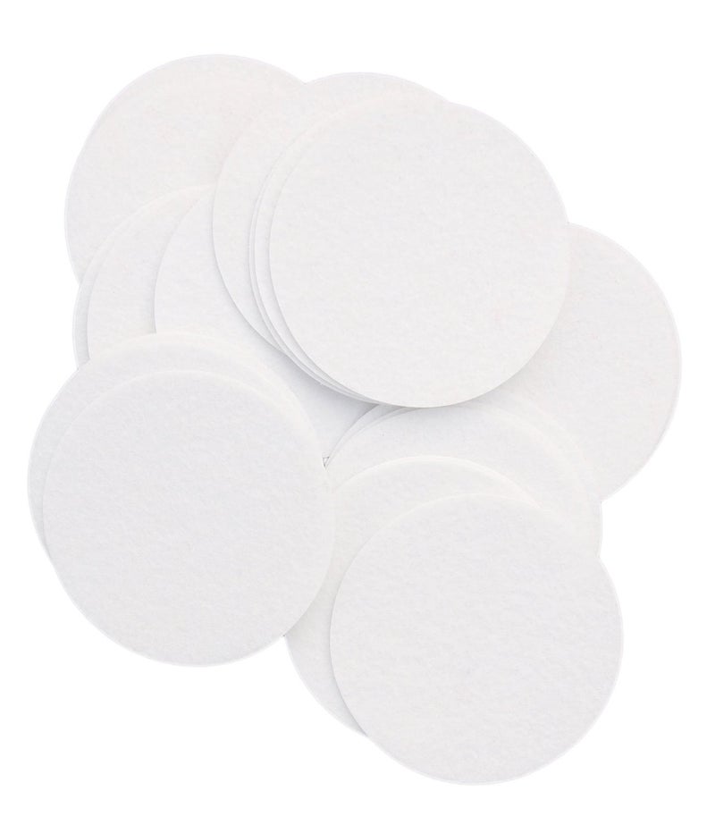Playfully Ever After 3 Inch White 30pc Stiff Felt Circles - Image 1