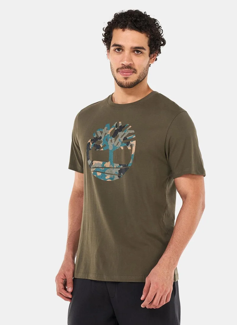 Timberland Men's Tree Camo Graphic T-Shirt