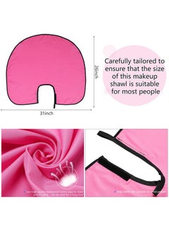 Geyoga Short Cape for Women & Men - Mini Makeup Bib for Haircut & Styling (Pink)  - Image 2