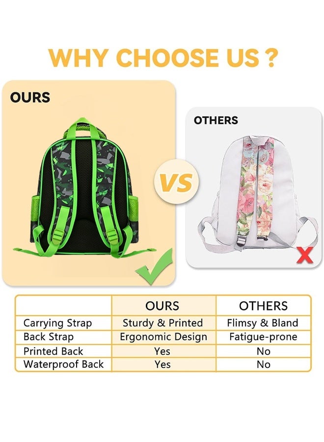 Riolio Boys Backpack, Kids School Bag, Elementary School Backpack, 3-in-1 Set with Lunch Bag and Pencil Case - Image 3