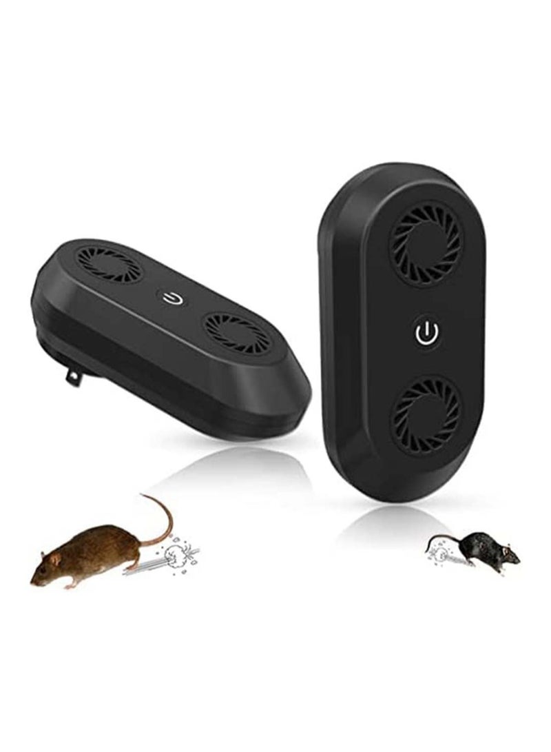 SYOSI 2 Pcs Ultrasonic Pest Repeller Indoor Anti Insect Plug in Control Electronic Moths Repellent Against - Image 1