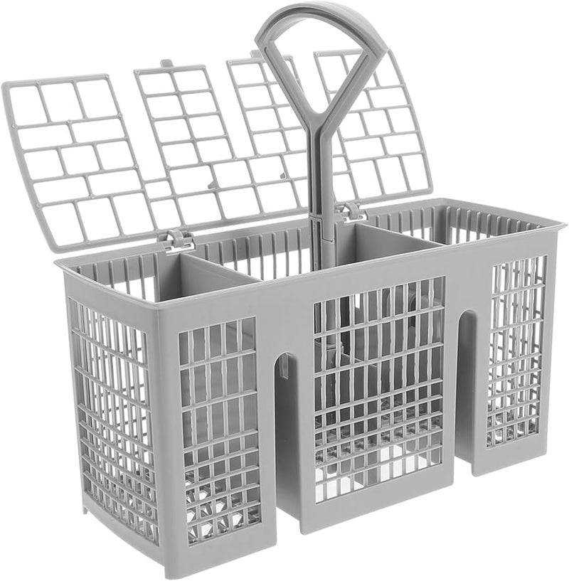 سلة أدوات المائدة متعددة الأغراض لغسالة الصحون العالمية منظف أدوات المطبخ الفضية - Image 2