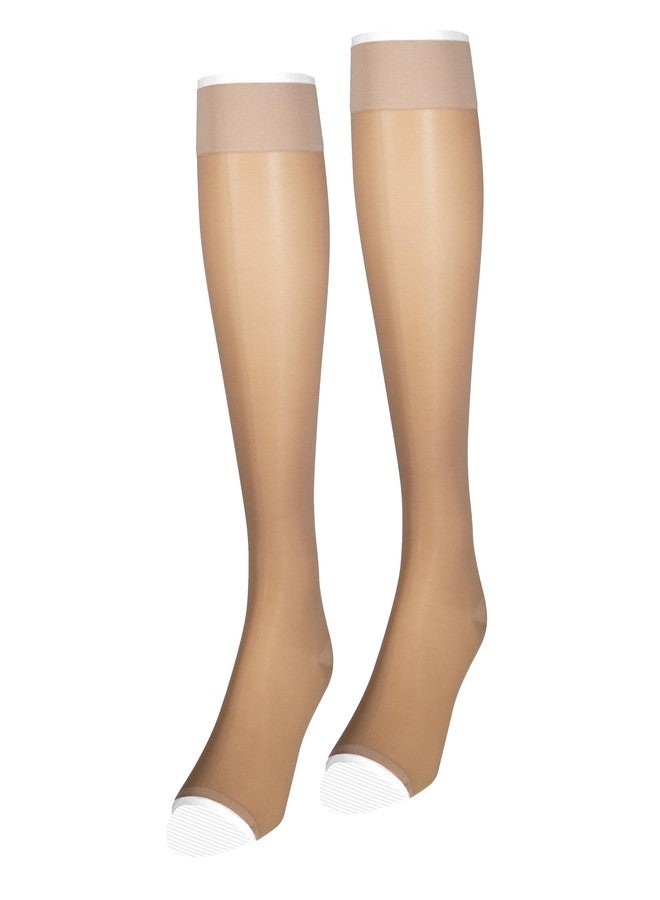 NuVein 30-40 mmHg Ulcer Ease Layered Compression Sock Kit, Beige, Large - Image 3