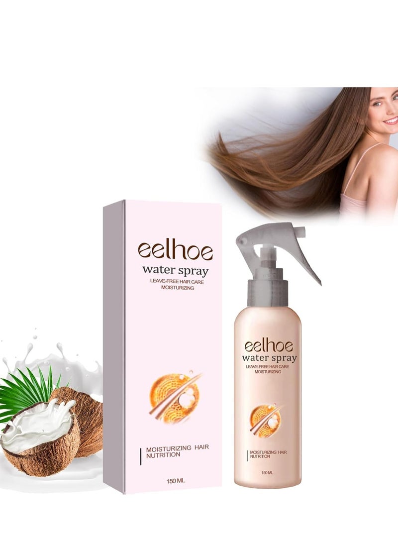 EELHOE Water Spray 150ml, Conditioning Detangler Spray, Hair Detangler Spray For Nourishes Strengthening, Thicken Repair And Protection Hair, Smooth & Shine, Healthier And Longer Hair Grows, Leave-In Conditioner - Image 1