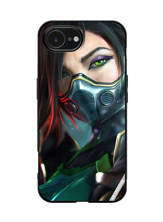 Protective Case Cover For Apple iPhone 16e Vipe Valorant Design Multicolour