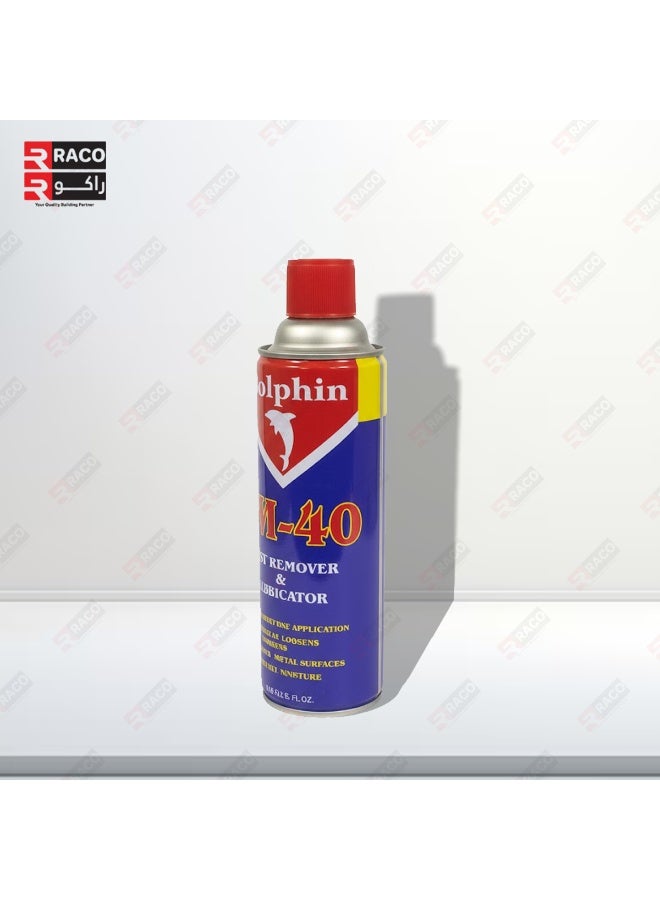 راكو مزيل الصدأ ومُزلِّق راكو دولفين AM-40 | بخاخ متعدد الأغراض، يُفكك الأجزاء الصدئة، ويحمي الأسطح المعدنية، ويطرد الرطوبة | 480 مل - Image 3