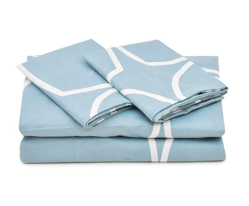 UmI. Brand Umi Super Soft Brushed Microfiber Cotton Double Bedsheet with 2 Pillow CoversBedsheet 90X100Inches Pillow Cover 17X27CM - Image 2