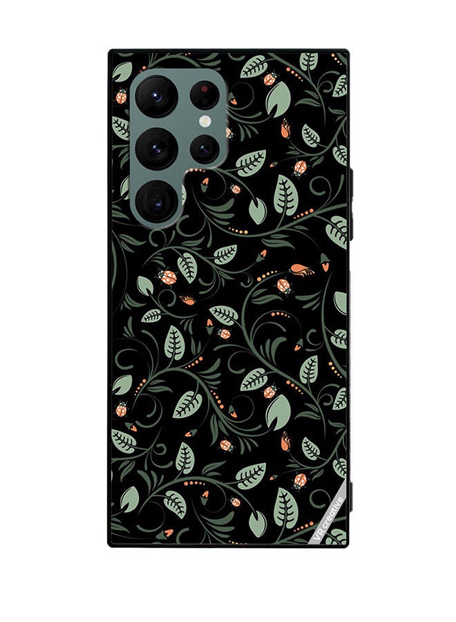 VR CREATIVE Protective Case Cover For Samsung Galaxy S22 Ultra 5G Flower Design Multicolour - Image 1