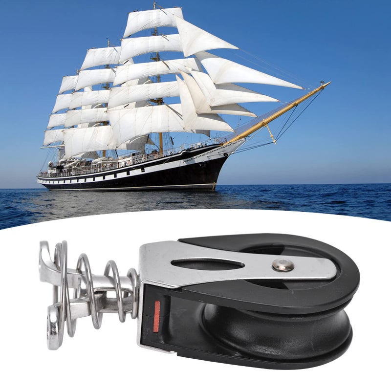316 Stainless Steel Nylon Sheave Pulley Block For Fitness Equipment Plain Bearing - Image 4