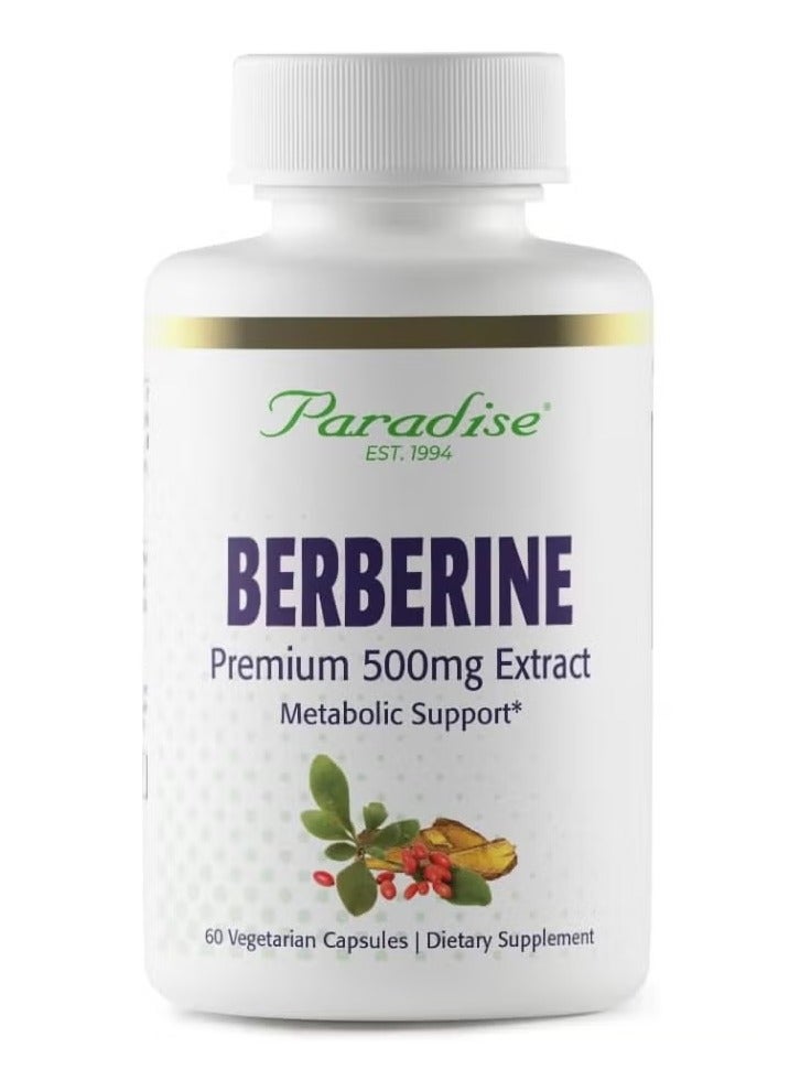 بارادايس هيربس أعشاب الجنة، بربارين، 500 ملغ، 60 كبسولة نباتية