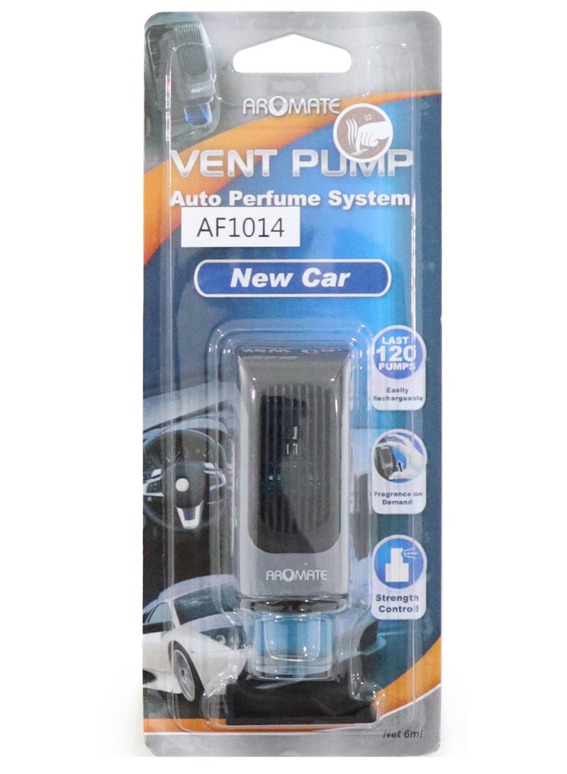 Aromate Vent Pump Car Air Freshener New Car 6ML