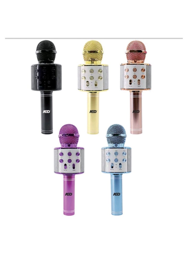 اي اس دي ميكروفون كاريوكي لاسلكي مع مكبر صوت ASD-178 - Image 2