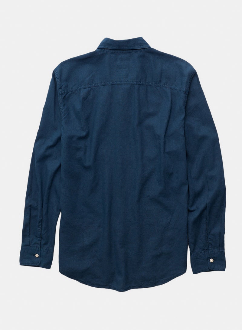 American Eagle قميص لينن مزود بأزرار للاستخدام اليومي من AE - Image 2